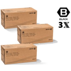 3 PACK Genuine Xerox 006R01552 Laser Toner Cartridges