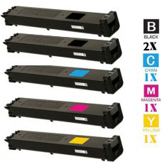 5 PACK Sharp MXC40NT Black combo Laser Toner Cartridge Premium Compatible