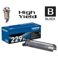 Genuine Brother OEM TN229BK Black High Yield Laser Toner Cartridge
