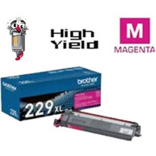 Genuine Brother OEM TN229M High Yield Magenta Laser Toner Cartridge