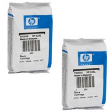 Genuine Hewlett Packard HP62 Inkjet Cartridges - 1 Black 1 Color in Retail Packaging