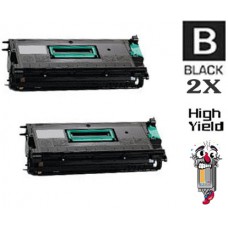 2 PACK Lexmark 12B0090 High Yield Toner Cartridges Premium Compatible