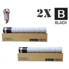 2 PACK Konica Minolta TN323 A87M030 Toner Cartridge Premium Compatible