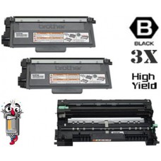 3 PACK Brother TN750 DR720 combo Laser Toner Cartridges Premium Compatible