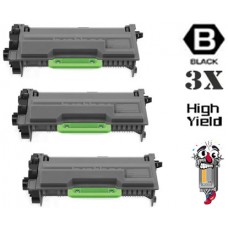 3 PACK Brother TN890 Super High Yield combo Laser Toner Cartridges Premium Compatible