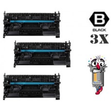 3 PACK Canon 057 Standard Capacity combo Laser Toner Cartridges Premium Compatible