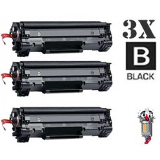 3 PACK Canon 125 combo Laser Toner Cartridges Premium Compatible