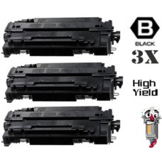 3 PACK Canon 324 II High Yield Black combo Laser Toner Premium Compatible