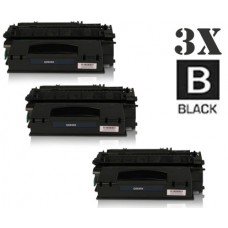 3 PACK Hewlett Packard Q5949A HP49A combo Laser Toner Cartridges Premium Compatible