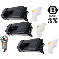 3 PACK Kyocera Mita TK3112 (1T02MT0US0) Black Toner Cartridge Premium Compatible