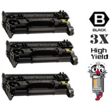 3 PACK Genuine Hewlett Packard CF289X High Yield Laser Toner Cartridges