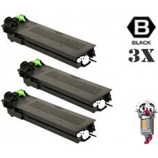 3 PACK Genuine Sharp MX206NT Black combo Laser Toner Cartridge