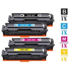 4 PACK Canon 067H High Yield combo Laser Toner Cartridges Premium Compatible