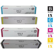 4 PACK Genuine Canon IPQ2 High Yield combo Laser Toner Cartridges