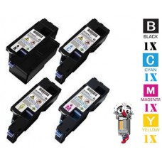 4 PACK Dell 3K9XM FYFKF 5GDTC DG1TR combo Laser Toner Cartridges Premium Compatible