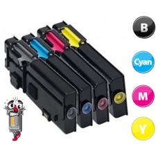 4 PACK Dell RD80W 488NH VXCWK YR3W3 combo Laser Toner Cartridges Premium Compatible