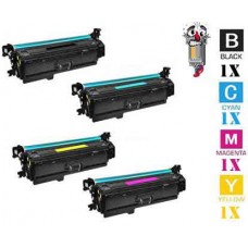 4 PACK Hewlett Packard HP201A combo Laser Toner Cartridges Premium Compatible