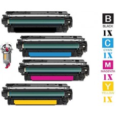 4 PACK Hewlett Packard HP651A combo Laser Toner Cartridges Premium Compatible