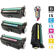 4 PACK Hewlett Packard HP653X High Yield combo Laser Toner Cartridges Premium Compatible