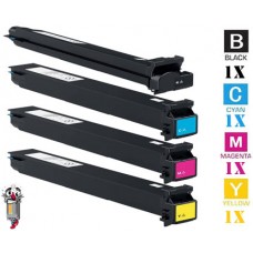 4 PACK Konica Minolta TN613 combo Laser Toner Cartridges Premium Compatible