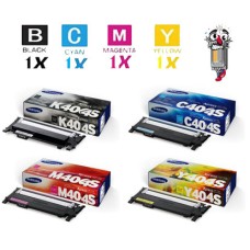 4 PACK Genuine Samsung CLT-404S combo Laser Toner Cartridges