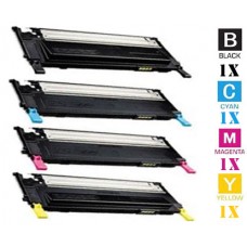 4 PACK Samsung CLT-407S combo Laser Toner Cartridges Premium Compatible