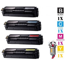 4 PACK Samsung CLT-504S combo Laser Toner Cartridges Premium Compatible
