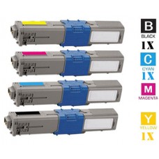 4 PACK OKI TYPE 17 Series combo Laser Toner Cartridge Premium Compatible