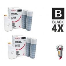 4 PACK Genuine Xerox 006R01046 (6R1046) combo Laser Toner Cartridges Plus Waste Toner Bin