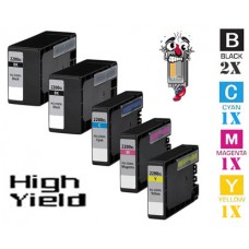 5 PACK Canon PGI2200XL High Yield combo Ink Cartridges Remanufactured