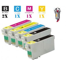 5 PACK Epson T288XL High Yield combo Ink Cartridges Remanufactured