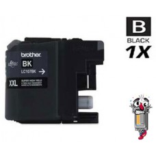 Brother LC107BK Extra Black High Yield Inkjet Cartridge Remanufactured