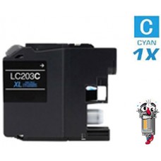 Brother LC203C standard Cyan Inkjet Cartridge Remanufactured