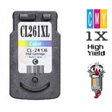 Canon CL261XL High Yield Color Inkjet Cartridge Remanufactured