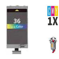 Canon CLI36 Tri-Color Cartridge Remanufactured