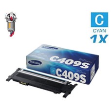 Genuine Samsung CLT-C409S Cyan Laser Toner Cartridge
