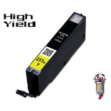 Canon CLI251XL High Yield Yellow Inkjet Cartridge Remanufactured