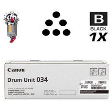 Genuine Canon 034 Black Drum Unit Cartridge