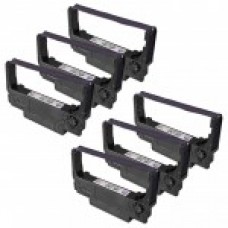 Epson ERC38B Black Printer Ribbon Cartridge (6 Pack) Premium Compatible