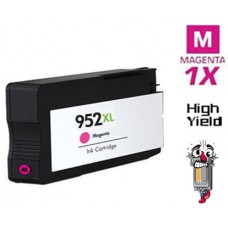 Hewlett Packard L0S67AN HP952XL High Yield Magenta Inkjet Cartridge Remanufactured