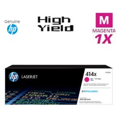 Genuine Hewlett Packard HP414X W2023X High Yield Magenta combo Laser Toner Cartridges