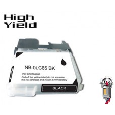 Brother LC65BK High Yield Black Inkjet Cartridge Remanufactured