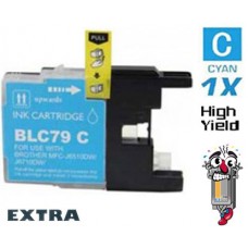 Brother LC79C Extra High Yield Cyan Inkjet Cartridge Remanufactured