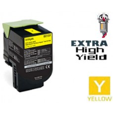 Lexmark 70C1XY0 Extra High Yield Yellow Laser Toner Cartridge Premium Compatible