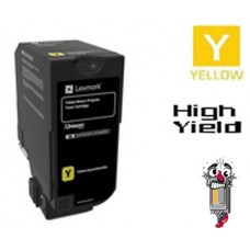 Lexmark 74C1SY0 Yellow Laser Toner Cartridge Premium Compatible