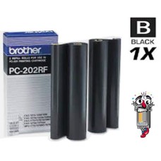 Brother PC202RF Black Thermal Ribbon Rolls 2 Pack Premium Compatible