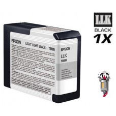 Epson T580900 Light Light Black Inkjet Cartridge Remanufactured