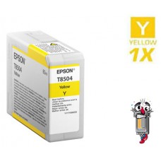 Genuine Epson T850400 UltraChrome Yellow Inkjet Cartridge