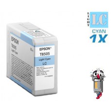 Genuine Epson T850500 UltraChrome Light Cyan Inkjet Cartridge