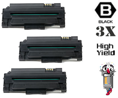 3 Piece Bulk Set Dell 330-9523 (7H53W) High Yield Black combo Laser Toner Cartridge